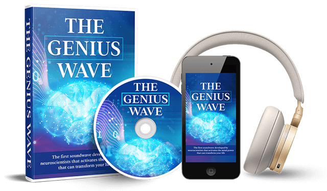 The Genius Wave theta brainwave product larger detailed image